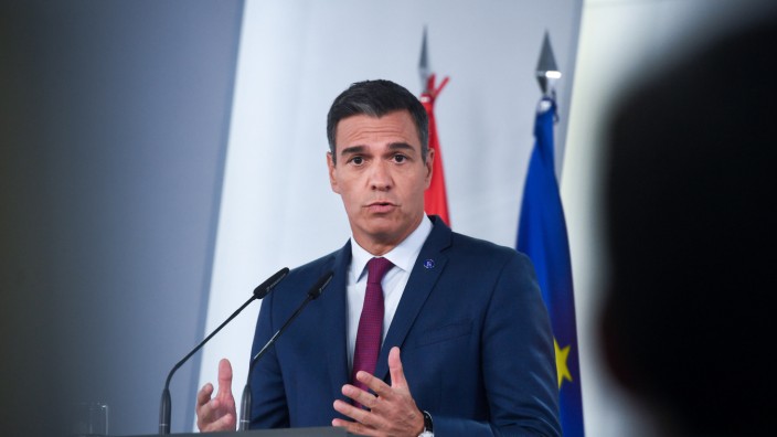 Sprachenstreit in der EU: Spaniens Regierungschef Pedro Sánchez hatte in Brüssel schon Unmut hervorgerufen, als er die Parlamentswahlen von Dezember auf Juli 2023 vorzog.