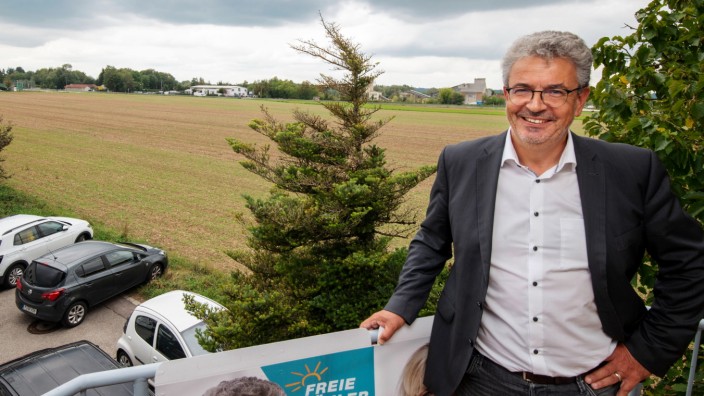Landtagswahl im Landkreis Starnberg: Matthias Vilsmayer aus Gilching hofft auf ein gutes Ergebnis für die Freien Wähler.