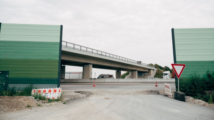 Föderalismus: Baustelle am Autobahnring München, September 2023: Künftig sollen Planungsverfahren deutlich beschleunigt werden.
