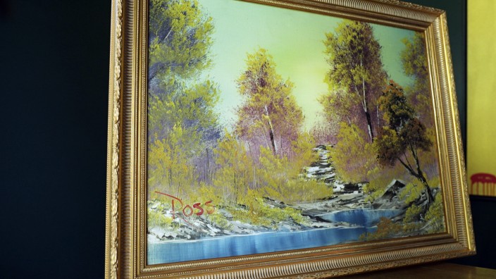 "A Walk in the Woods" des TV-Malers Bob Ross