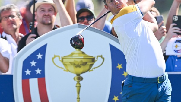Ryder Cup 2023, Practice and Previews, Golf, Marco Simone Golf & Country Club, Rome, Italy - 26 Sep 2023 PUBLICATIONxINx; Rory McIlroy