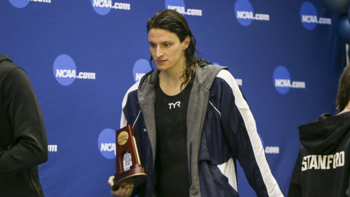 Schwimmen: Eröffnete die Debatte um Transathleten im Schwimmen: Lia Thomas, hier bei den US-Collegemeisterschaften im März 2022.