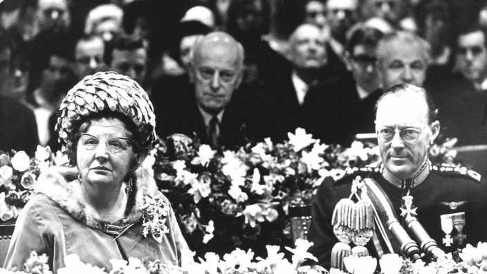 Niederlande: Die damalige niederländischen Königin Juliana und ihr Ehemann Prinz Bernhard im Jahr 1966.