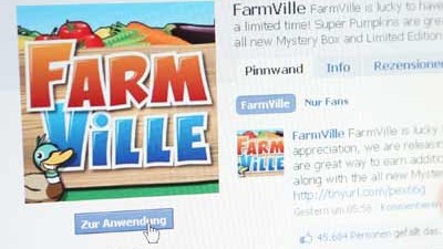 Facebook-Spiele: Online-Spiel Farmville: Äcker, Tiere, Abzocke?