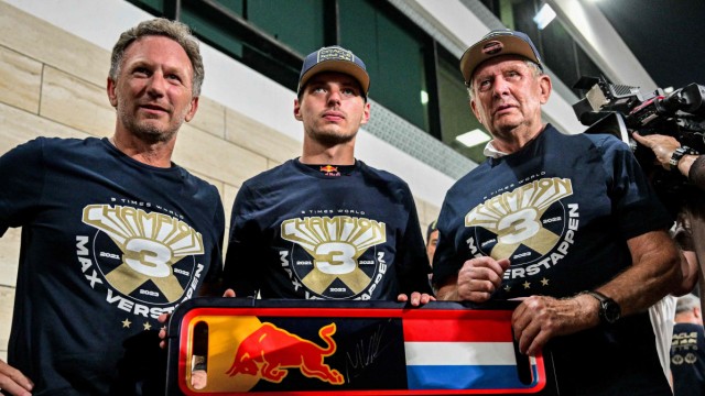 Formula 1: The density of alpha animals is high in the racing world - is there only one place in the executive suite at Red Bull? "In the end I decide for myself"Chancellor Helmut Marko says (next to Max Verstappen and team boss Christian Horner)