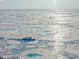 Forschungsschiff "Polarstern" 2020 am Nordpol