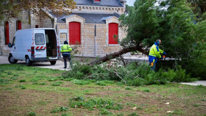 Sturm in Frankreich 2023: Schäden in La Rochelle