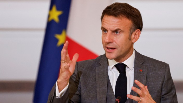Frankreich: "Sehr schnell": Frankreichs Präsident Emmanuel Macron hat zu einer "humanitären Pause" bei den Kämpfen im Gazastreifen aufgerufen.