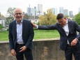 Alte Regierung in Hessen: Boris Rhein (CDU) und Tarek Al-Wazir (Die Grünen)