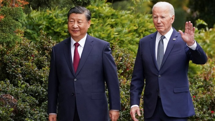 Spitzentreffen: Xi und Biden bei ihrem Treffen in Kalifornien.