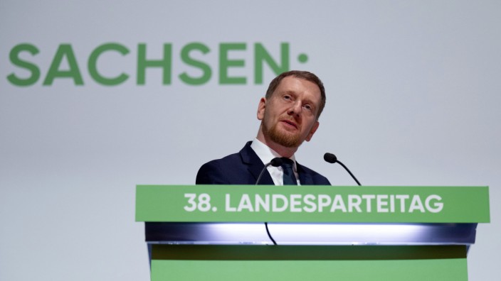 CDU Sachsen: Sachsens Ministerpräsident Michael Kretschmer wird am Samstag mit fast 90 Prozent als CDU-Landesvorsitzender wiedergewählt.