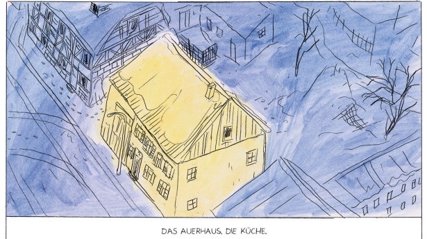 "Auerhaus" als Graphic Novel: Warm und leuchtend: Das Auerhaus, wie es Janne Marie Dauer sieht.