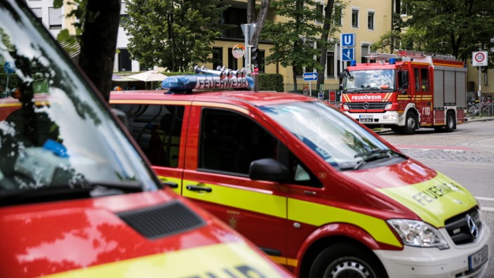 Feuerwehreinsatz in München: Die Feuerwehr musste in München ausrücken, weil ein Topf voller Wachs explodierte (Symbolfoto).