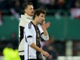 Nationalmannschaft: Thomas Müller und Sandro Wagner nach dem Spiel gegen Österreich