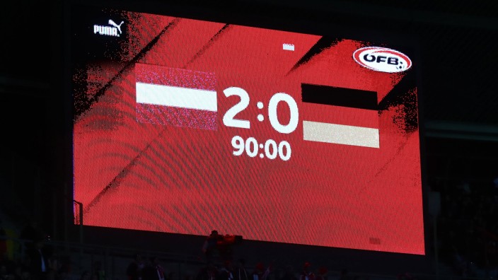 Österreich: Mit 2:0 besiegte die österreichische Fußballnationalelf die Gäste aus Deutschland.