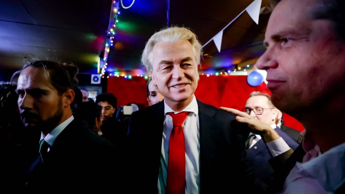 Niederlande: Einer der cleversten und radikalsten Nationalpopulisten in Europa: Geert Wilders am Mittwochabend in Den Haag.