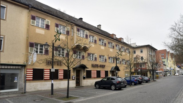 Städtebau in Erding: Der Mayr-Wirt an der Haager Straße, aufgenommen Ende November 2020.