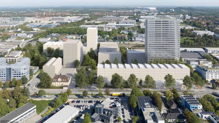 Neues Quartier mit Hochhaus: Das "multifunktionale Stadtquartier" soll auch ein Hochhaus haben.