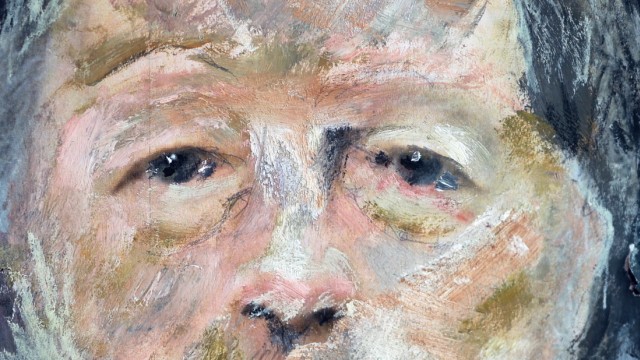 Kultur: Neugier, Zurückhaltung, Wohlwollen oder Spott? Es fällt schwer, den Blick in Franz Srownals Selbstporträt zu deuten.