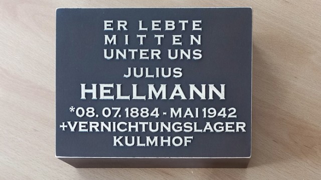 NS-Zeit im Oberland: Für den jüdischen Hotelier Julius Hellmann wird ein Gedenkstein vor dem Tölzer Stadtmuseum verlegt, ebenso für seine Geschwister Bertha und Max Hellmann.
