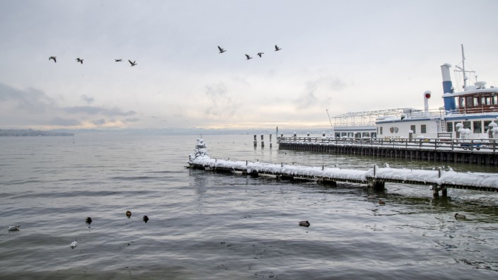 Wetter: Winteridylle: Der Ammersee hat in den vergangenen Tagen ein strahlend schönes Bild abgegeben.
