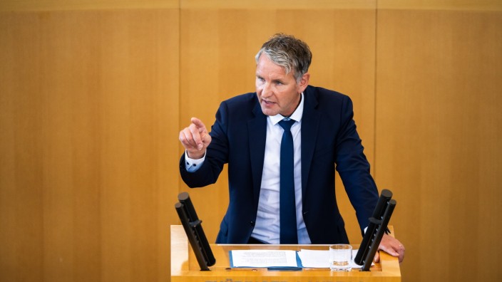 AfD-Politiker Björn Höcke im Thüringer Landtag