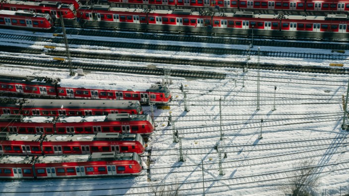 Warnstreik bei der Bahn: Die S-Bahn in München wird nicht nur wegen des Schnees stehen bleiben, sondern nun auch wegen eines Streiks.