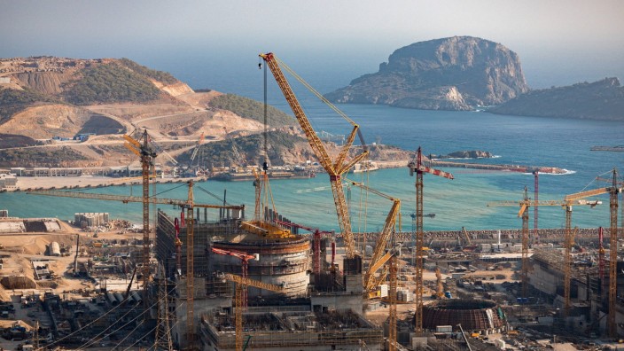 Weltklimakonferenz: Baustelle des Kraftwerks in Akkuyu, eines von vier Neubauprojekten in der Türkei.