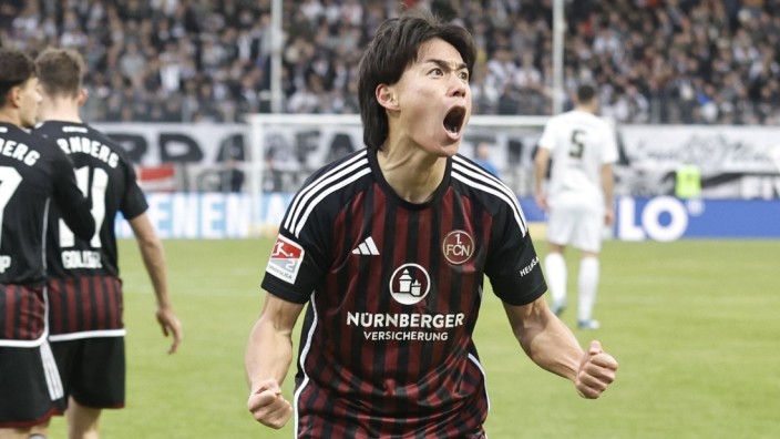 1. FC Nürnberg: Schrei der Erleichterung: Daichi Hayashi erlöste den 1. FC Nürnberg mit seinem Siegtreffer im Spiel bei der SV Elversberg.