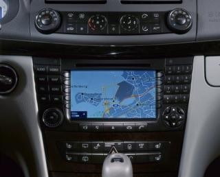 Navigationssystem, Mercedes E 280 4-matic