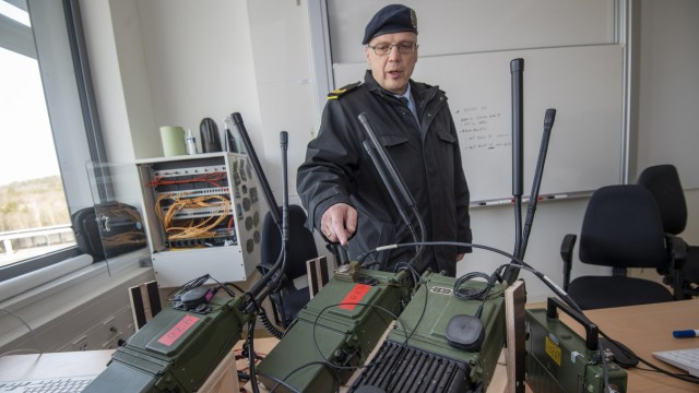Bundeswehrkaserne in Pöcking: General Rainer Simon ist der Kommandeur der IT-Schule der Bundeswehr.