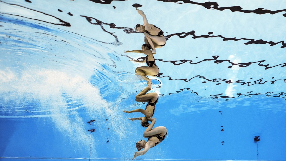 Compétition synchronisée aux Championnats du monde de natation à Doha – Sport