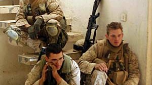 Irak-Kriegsveteranen: US-Soldaten bei einer Kampfpause im Irak.