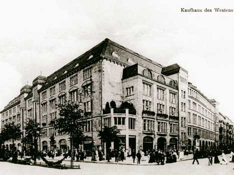 Das KaDeWe im Eröffnungsjahr 1907