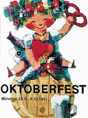 Oktoberfest-Plakat 1961