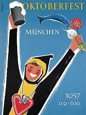 Oktoberfest-Plakat 1957