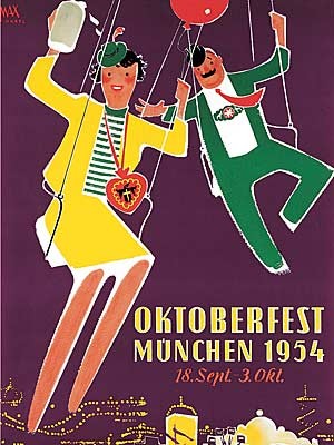 Oktoberfest-Plakat 1954