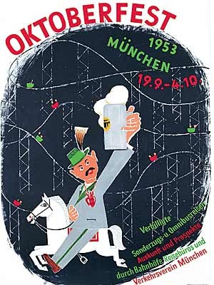 Oktoberfest-Plakat 1953