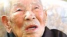 Der älteste Mann der Welt: Yukichi Chuganji.