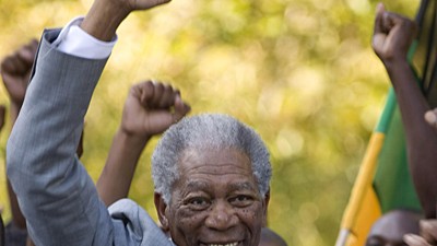 Im Gespräch: Morgan Freeman: US-Schauspieler Morgan Freeman ist in seiner Rolle als Nelson Mandela im FilmInvictusfür den Oscar als bester männlicher Hauptdarsteller nominiert.