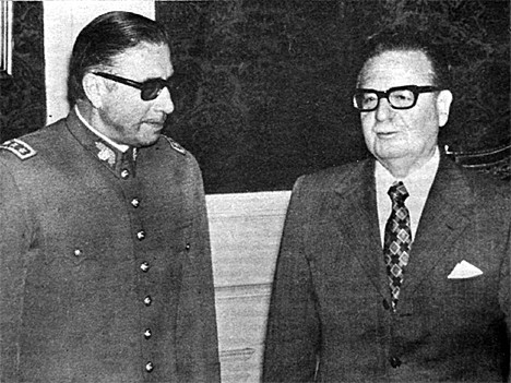 Augosto Pinochet und Salvador Allende