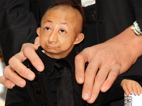 He Pingping, kleinster Mann der Welt;AFP
