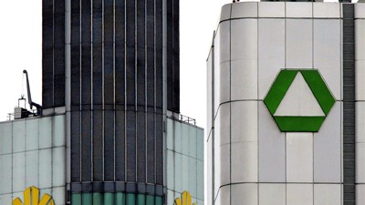 Commerzbank und Dresdner Bank: Gelb-grüne Gedankenspiele: Die Commerzbank hat Interesse an der Dresdner Bank.