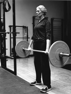 Vanessa Redgrave, La Palestra Gym, New York, 2003, Fotograf: Bruce Weber