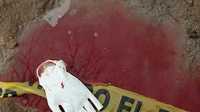 Bandenkrieg in Mexiko: Der Schauplatz des Verbrechens: Mindestens 13 Partygäste starben im Kugelhagel. Die meisten Opfer waren Jugendliche.