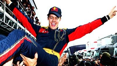 Formel-1-Kolumne "Abgefahren": Mit 21 Jahren der jüngste Grand-Prix-Sieger: Sebastian Vettel.