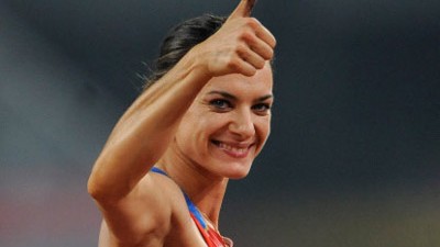 Olympische Spiele in Peking: Jelena Isinbajewa: eine der wenigen, die die Erwartungen erfüllen konnten.