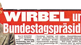 "Bild"-Redakteur nimmt Politiker in Schutz: Breitseiten auf den Bundestagspräsidenten: Im März 2006 attackierte die Bild-Zeitung tagelang Norbert Lammert.