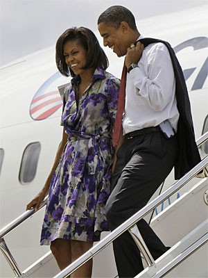 Barack und Michelle Obama; AFP