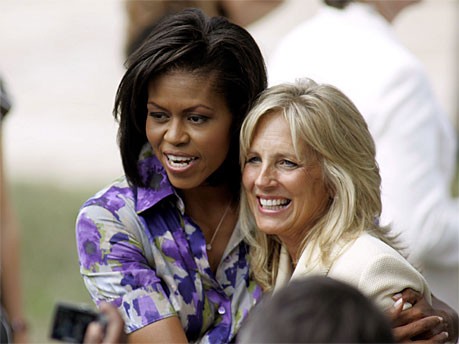 Michelle Obama; Jill Biden; Reuters